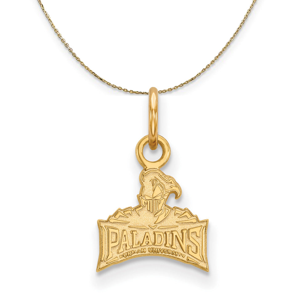 14k Yellow Gold Furman U X-Small Necklace, Item N20755 by The Black Bow Jewelry Co.
