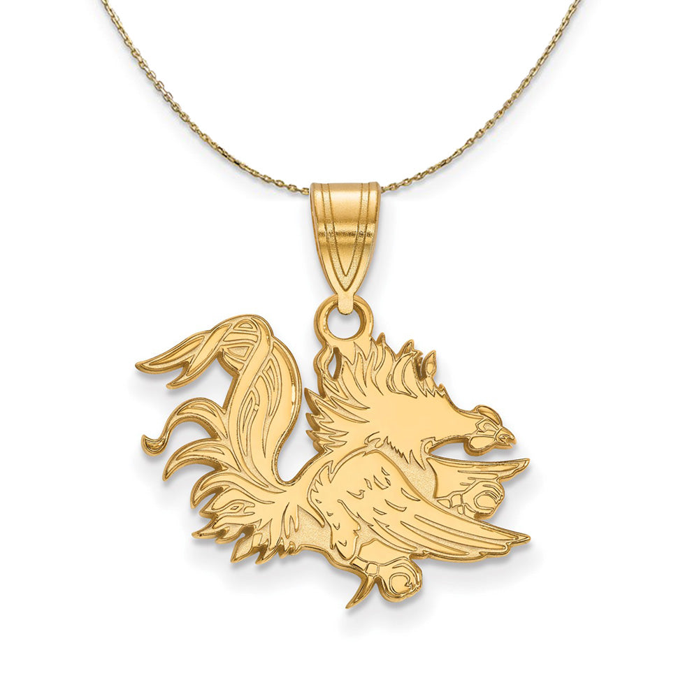 14k Yellow Gold South Carolina Medium Necklace, Item N20900 by The Black Bow Jewelry Co.