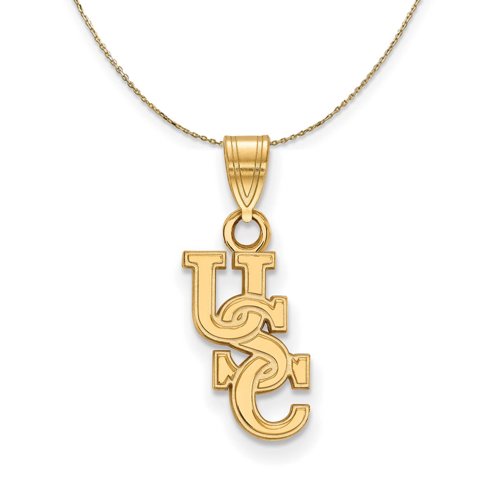 14k Yellow Gold South Carolina Small Necklace, Item N20928 by The Black Bow Jewelry Co.