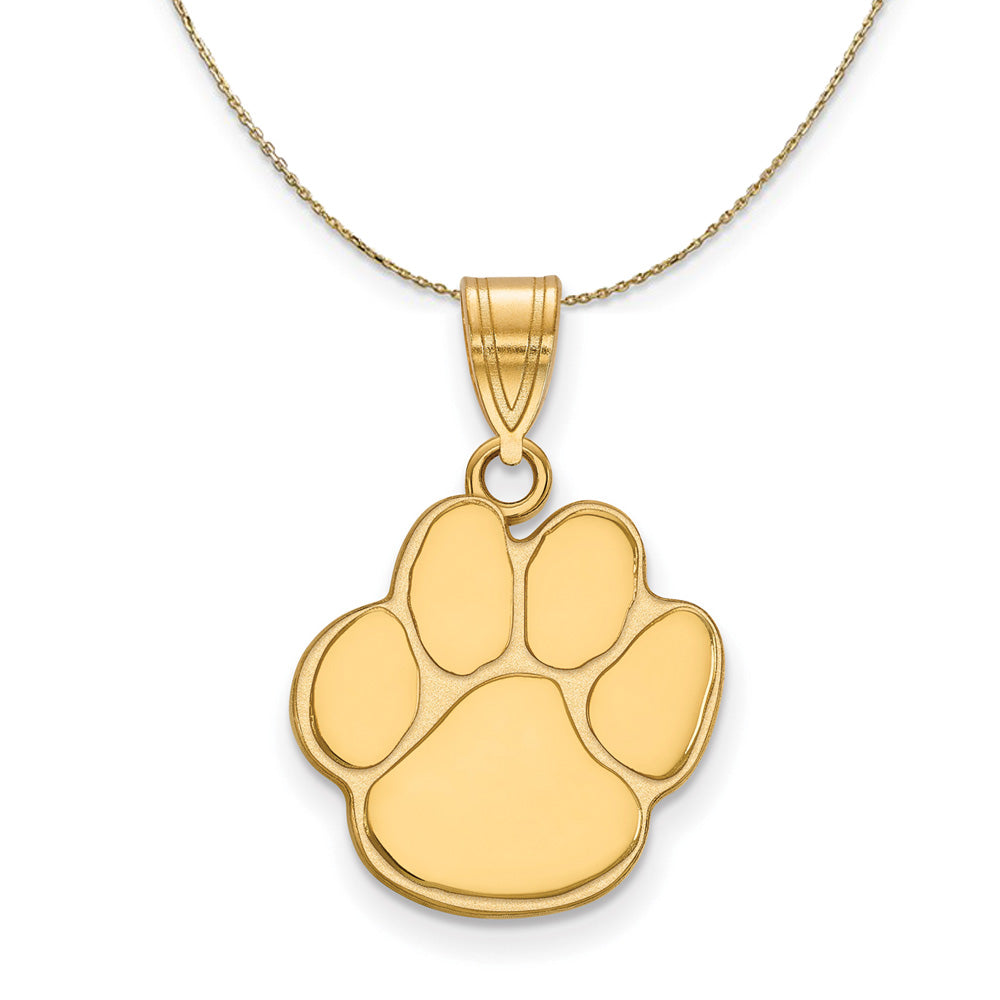 14k Yellow Gold Auburn U Medium Necklace, Item N21084 by The Black Bow Jewelry Co.