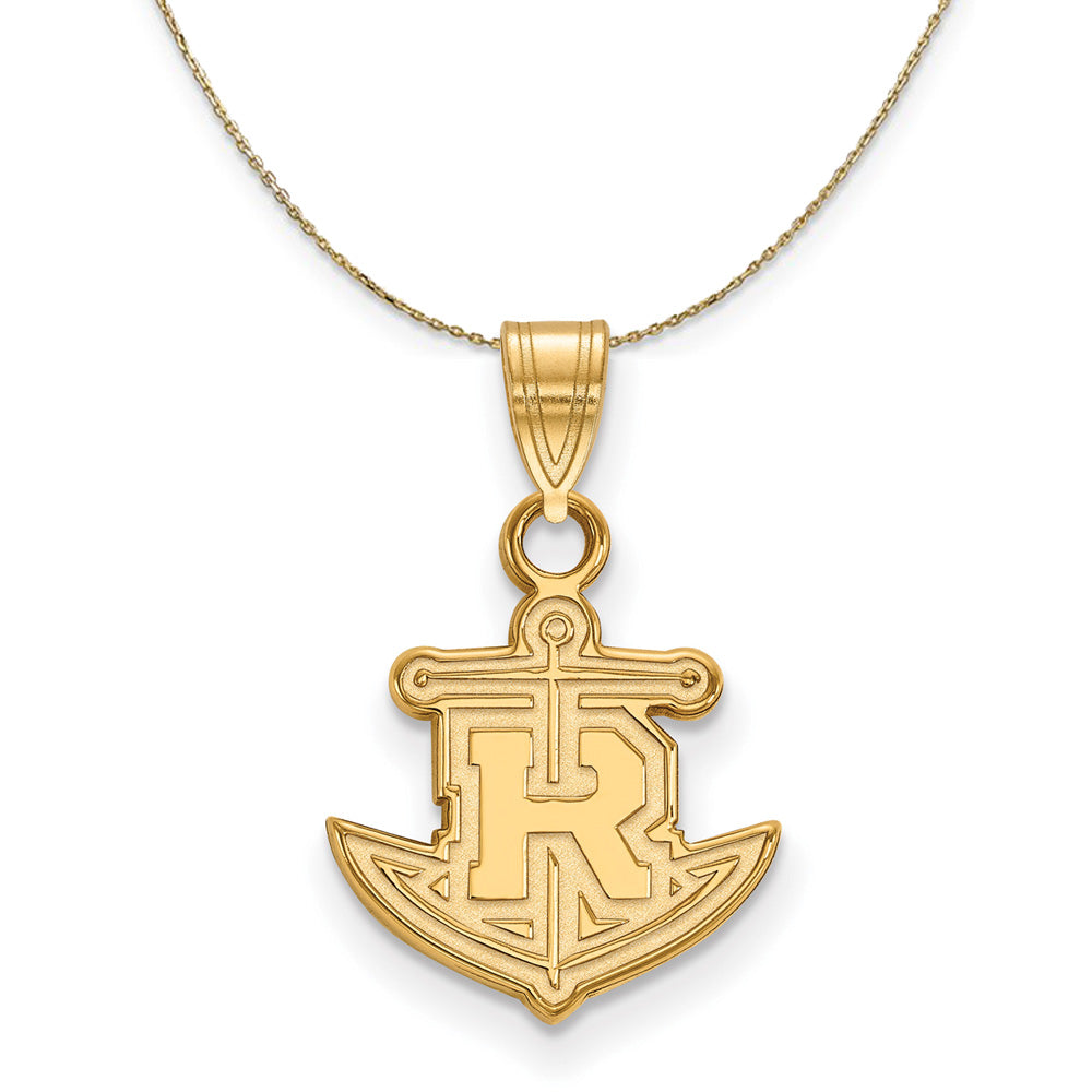14k Yellow Gold Rollins College Small Necklace, Item N21112 by The Black Bow Jewelry Co.