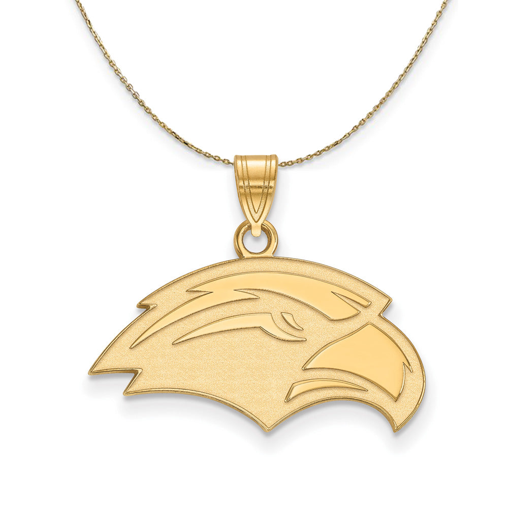 14k Yellow Gold Southern Miss Small Necklace, Item N21131 by The Black Bow Jewelry Co.