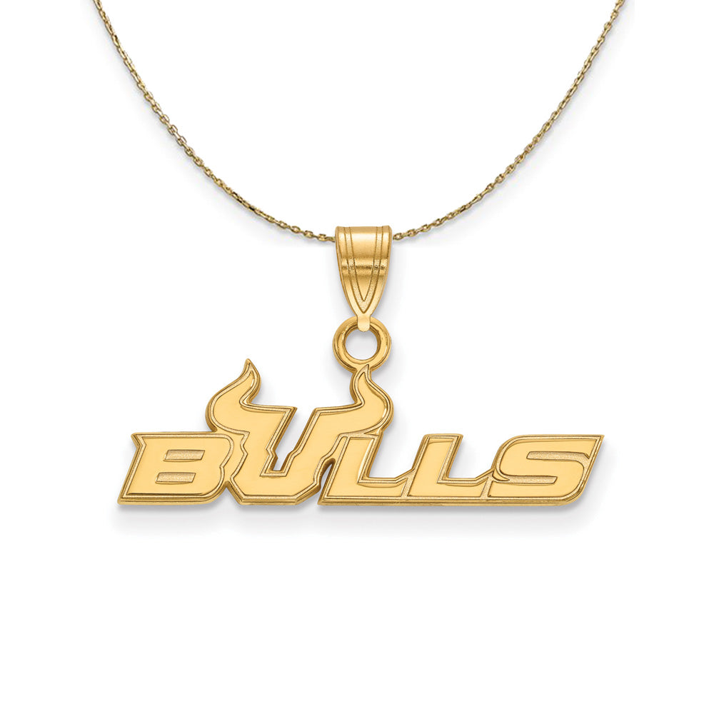 14k Yellow Gold South Florida Small Necklace, Item N21215 by The Black Bow Jewelry Co.