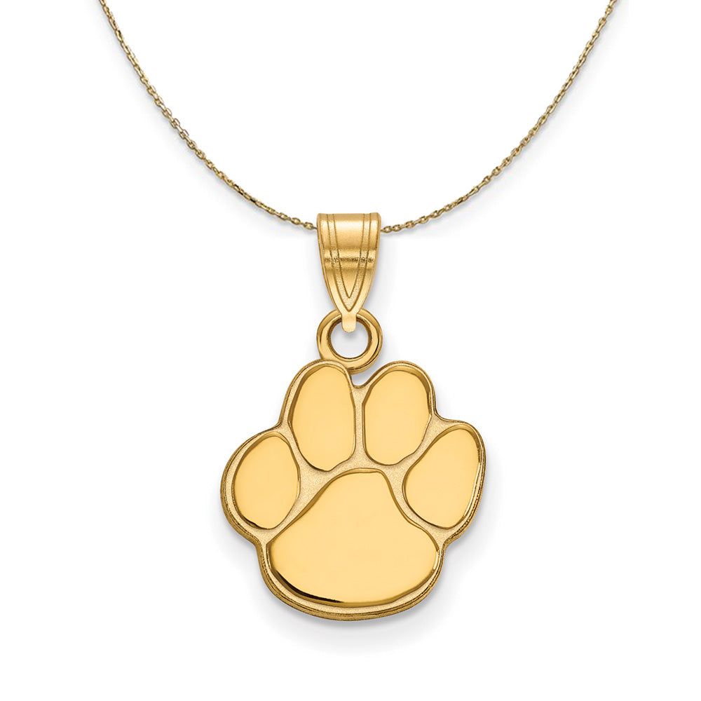 14k Yellow Gold Auburn U Small Necklace, Item N21296 by The Black Bow Jewelry Co.