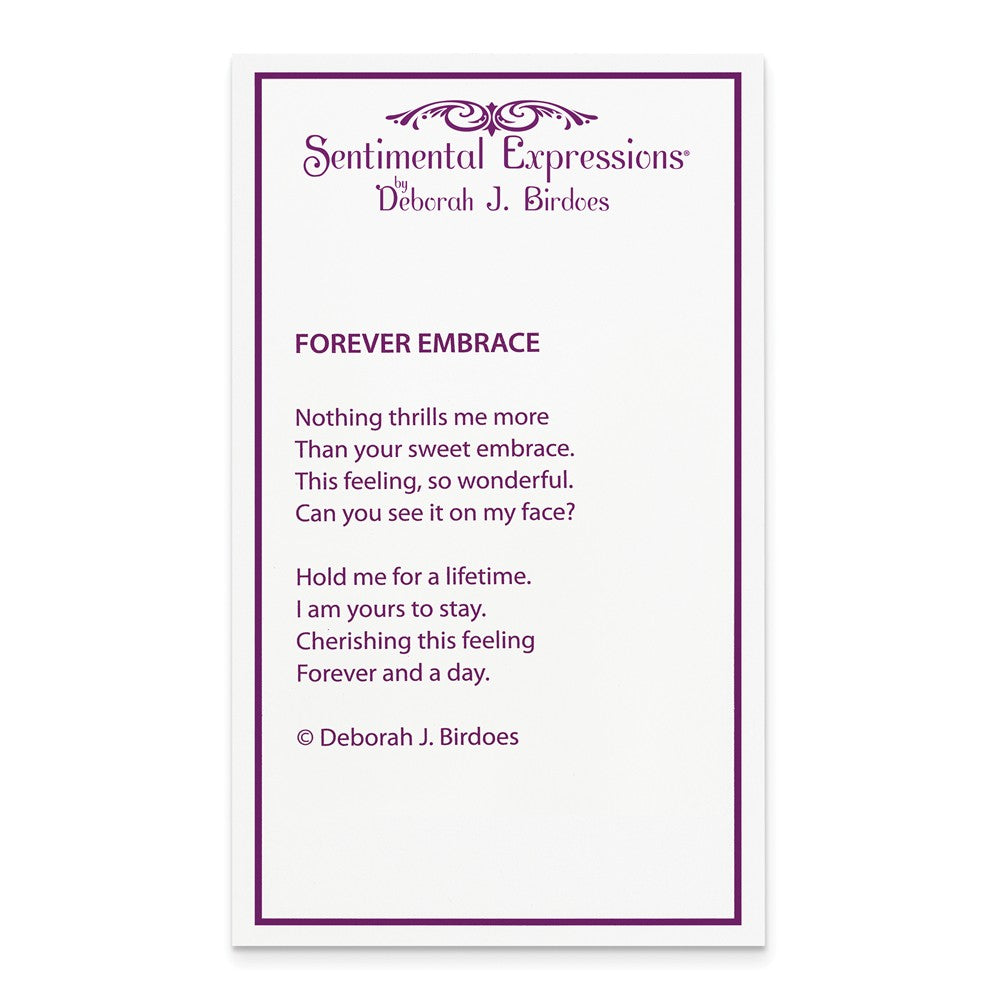 Alternate view of the Embraced Forever Cultured Pearl Silver Necklace with Cubic Zirconia by The Black Bow Jewelry Co.