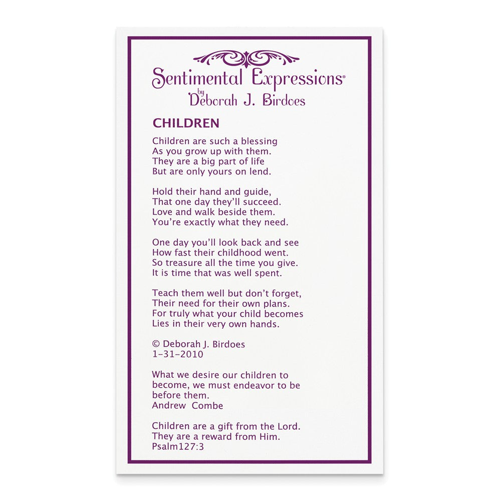 Alternate view of the Rhodium Plated Sterling Silver Children, Handprint Necklace, 18 Inch by The Black Bow Jewelry Co.