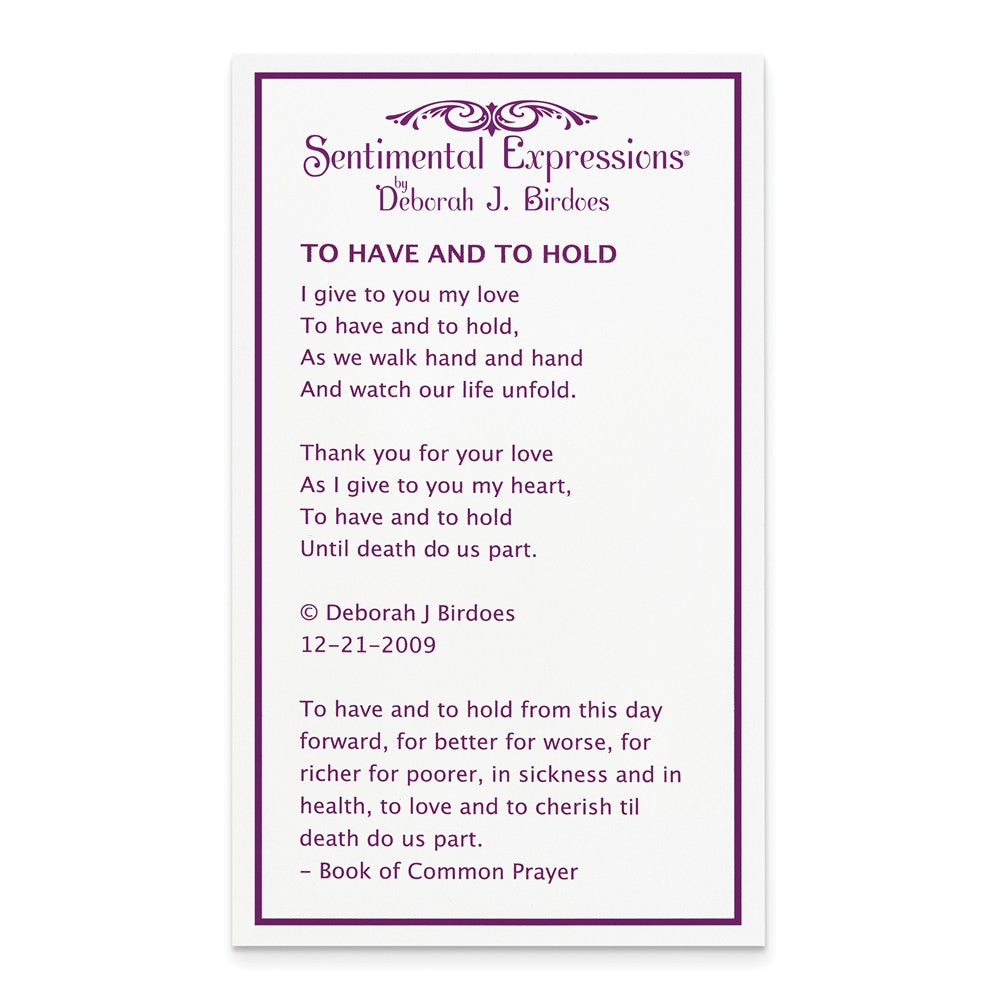 Alternate view of the Rhodium & Gold Tone Plated Sterling & CZ To Have & To Hold Necklace by The Black Bow Jewelry Co.