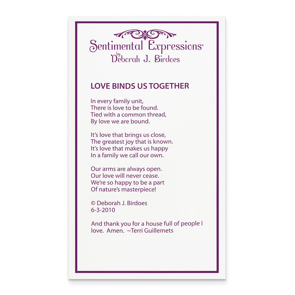 Alternate view of the Rhodium Plated Sterling & CZ Love Binds Us Together Necklace, 18 Inch by The Black Bow Jewelry Co.