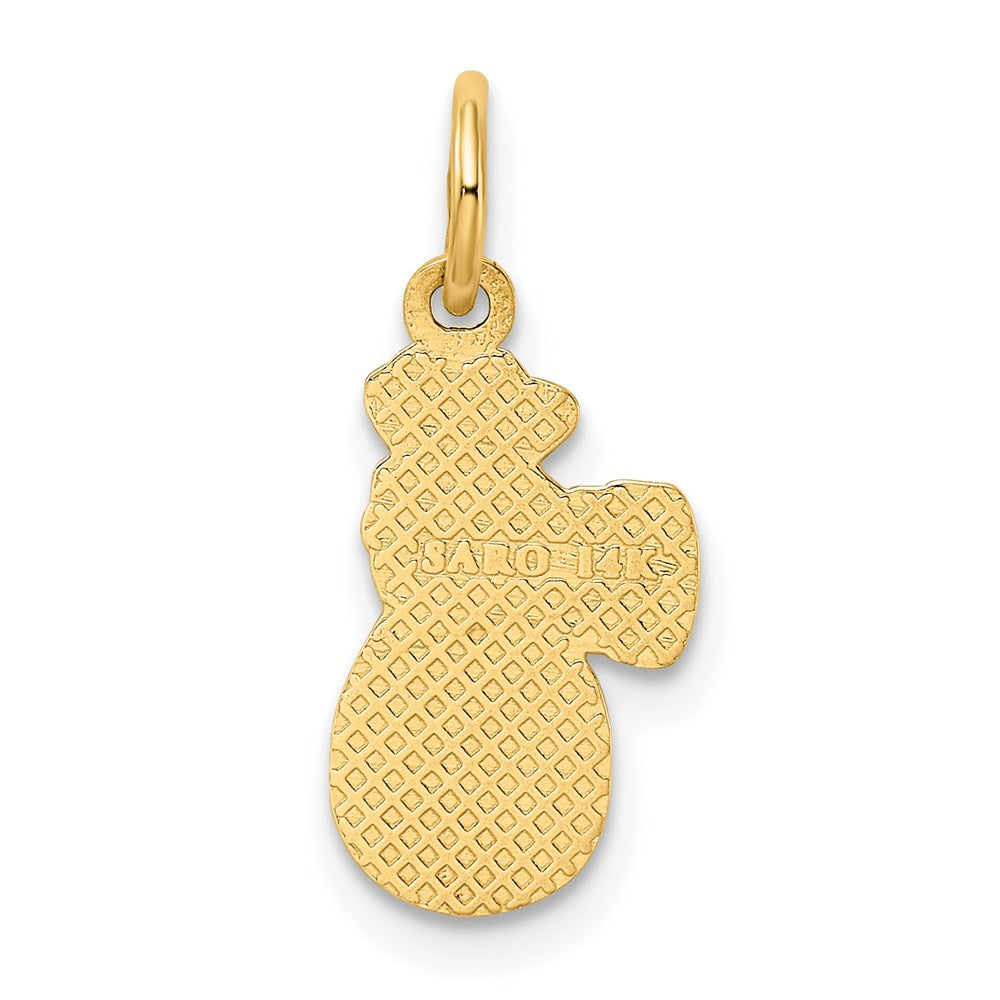 Alternate view of the 14k Yellow Gold Money Bag Charm by The Black Bow Jewelry Co.