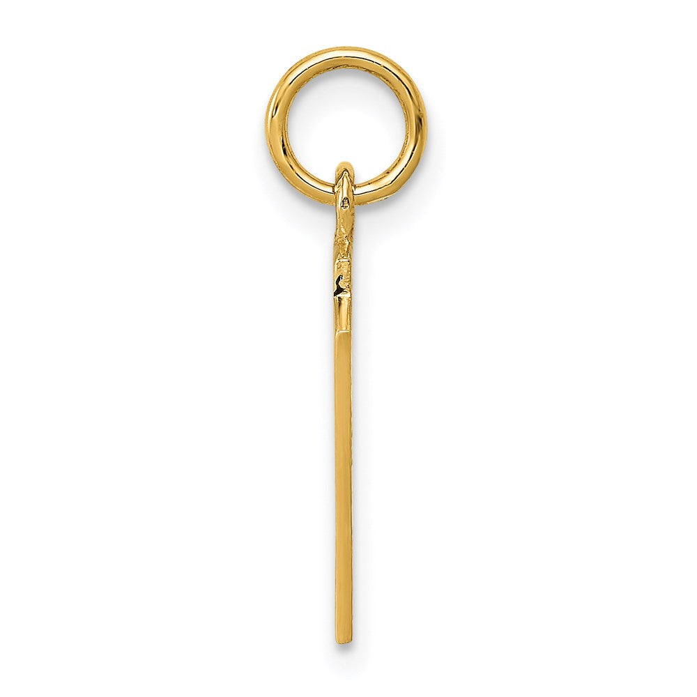 Alternate view of the 14k Yellow Gold Enameled Blackjack Playing Cards Charm by The Black Bow Jewelry Co.