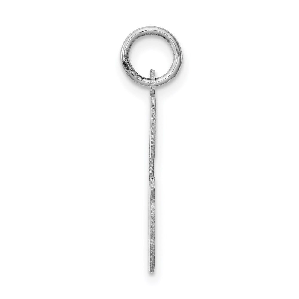 Alternate view of the Sterling Silver Madison Collection LG Classic Script Initial G Pendant by The Black Bow Jewelry Co.
