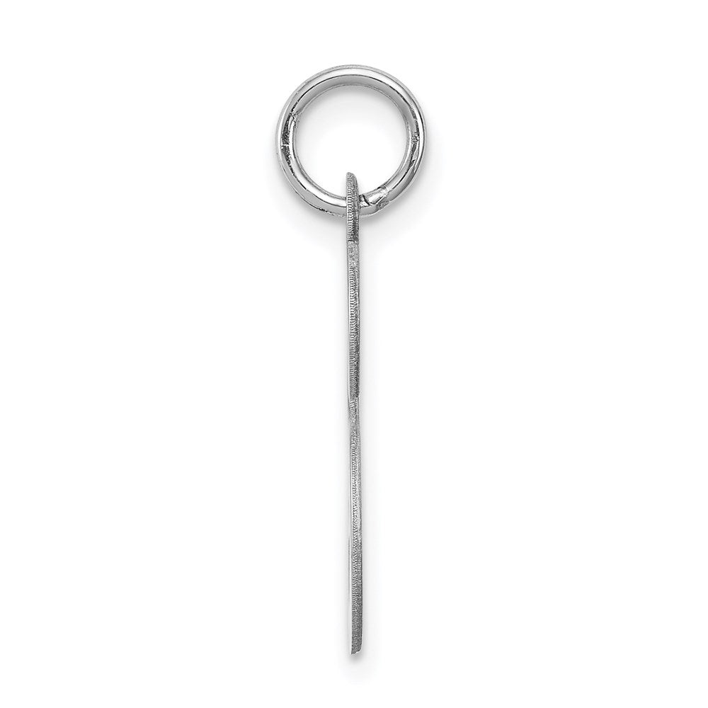 Alternate view of the Sterling Silver Madison Collection LG Classic Script Initial S Pendant by The Black Bow Jewelry Co.