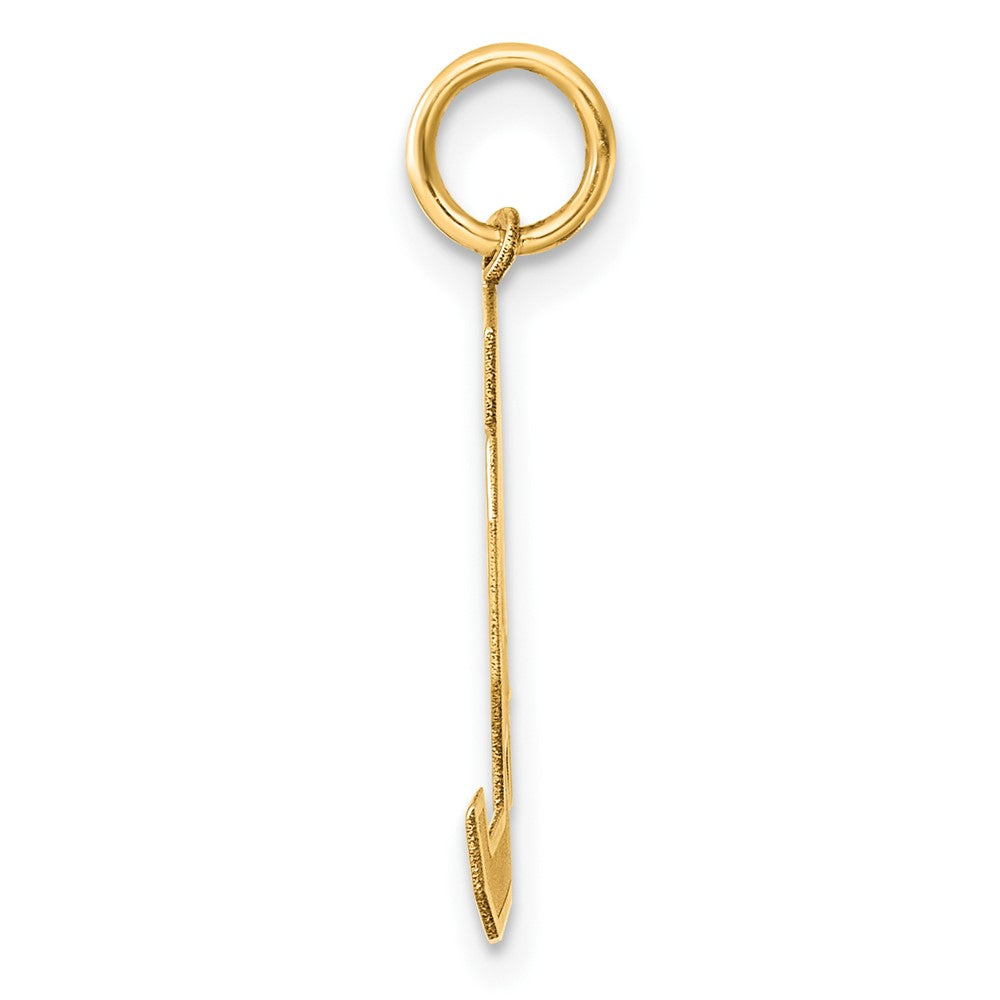 Alternate view of the 14k Yellow Gold, Jersey Collection, Medium Number 94 Pendant by The Black Bow Jewelry Co.