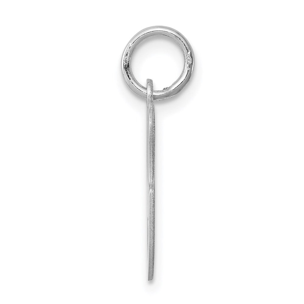 Alternate view of the Sterling Silver, Sophia Collection, Small Script Initial G Pendant by The Black Bow Jewelry Co.