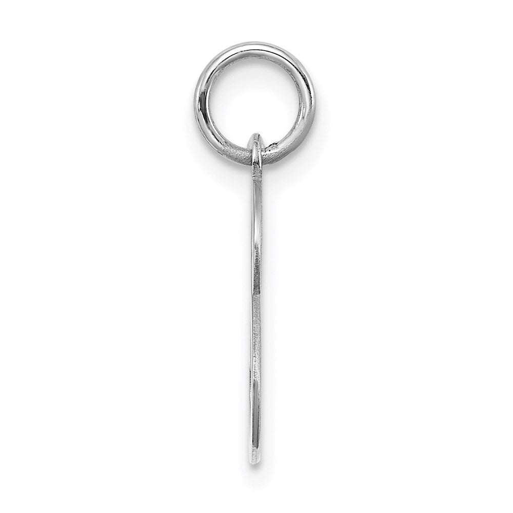 Alternate view of the Sterling Silver, Sophia Collection, Small Script Initial S Pendant by The Black Bow Jewelry Co.