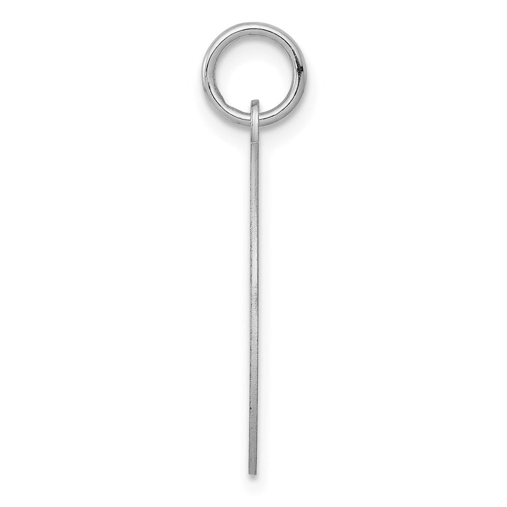 Alternate view of the Sterling Silver Laser Etched Boston Terrier Dog Pendant, 19mm by The Black Bow Jewelry Co.