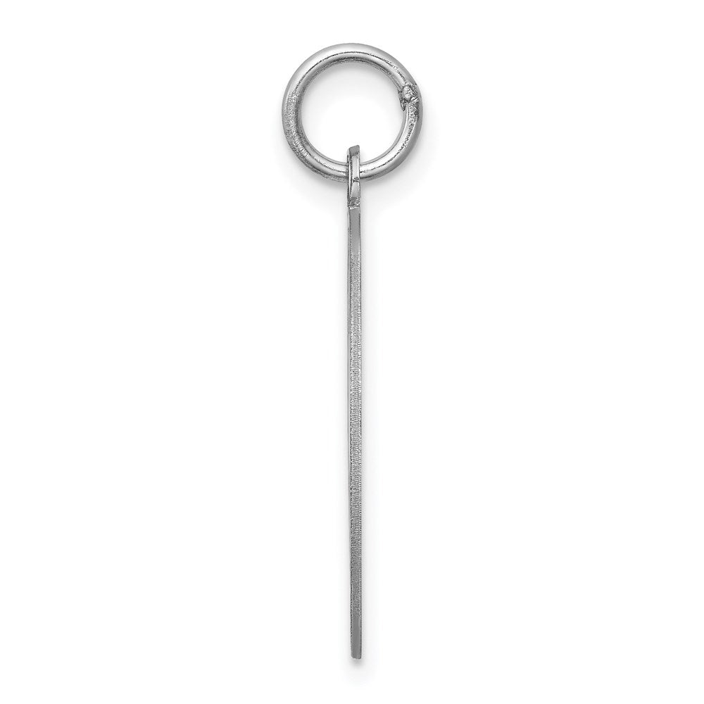 Alternate view of the Sterling Silver Laser Etched Brittany Spaniel Dog Pendant, 19mm by The Black Bow Jewelry Co.