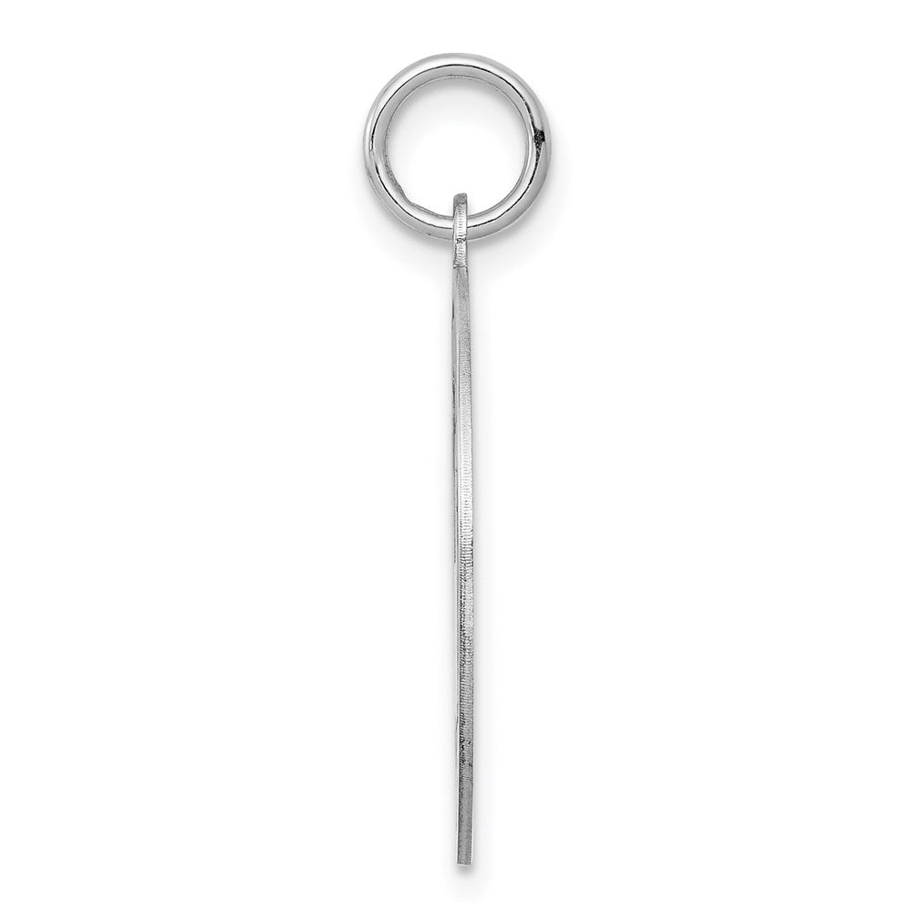 Alternate view of the Sterling Silver Laser Etched Scottish Terrier Dog Pendant, 19mm by The Black Bow Jewelry Co.