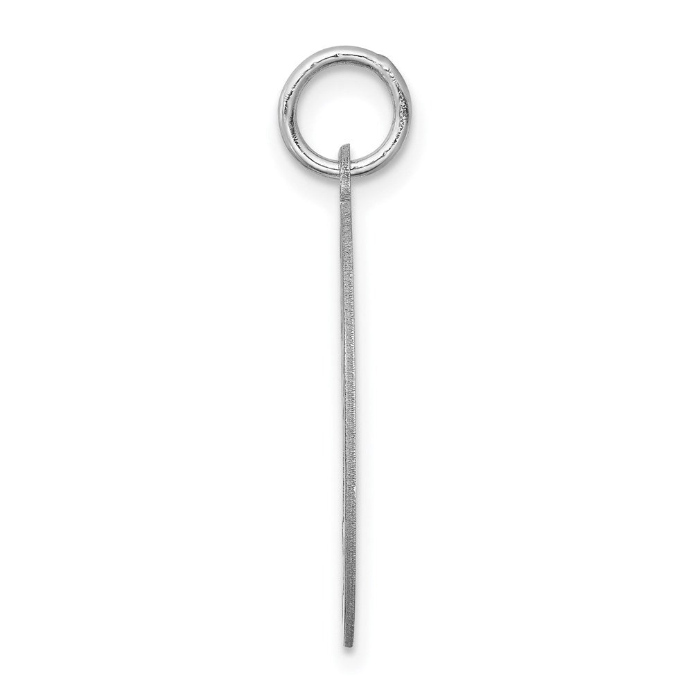 Alternate view of the Sterling Silver Laser Etched West Highland Terrier Pendant, 19mm by The Black Bow Jewelry Co.