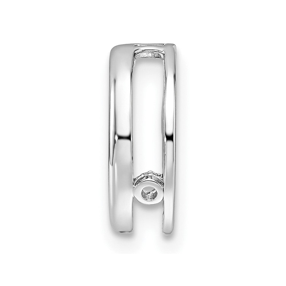 Alternate view of the Sterling Silver Stackable Expressions SM Capricorn Zodiac Slide, 12mm by The Black Bow Jewelry Co.