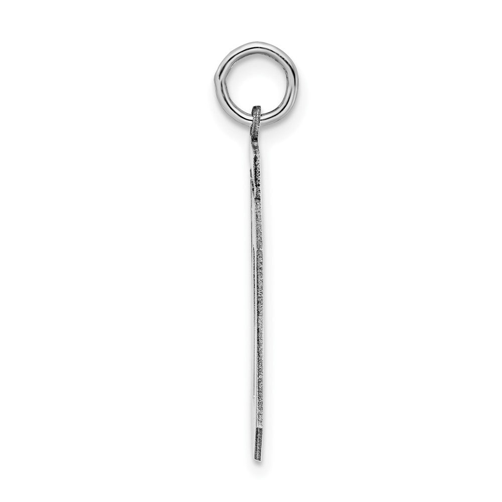 Alternate view of the Sterling Silver, Athletic Collection, Large Polished Number 20 Pendant by The Black Bow Jewelry Co.