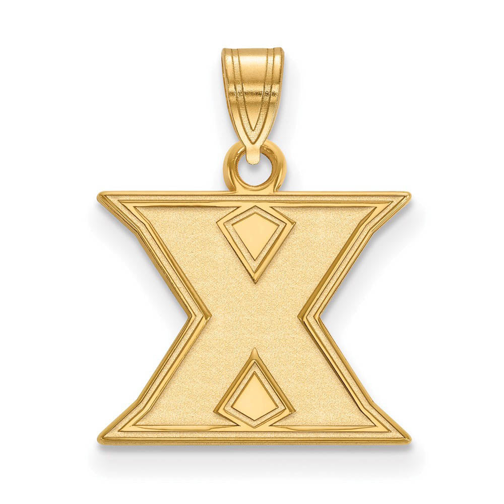 10k Yellow Gold Xavier U. Small Initial X Pendant, Item P14133 by The Black Bow Jewelry Co.