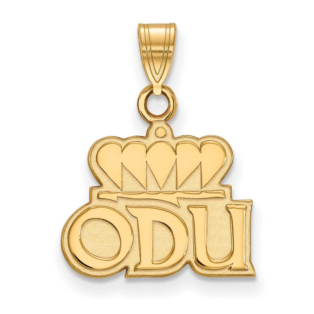 10k Yellow Gold Old Dominion U. Small Pendant, Item P14290 by The Black Bow Jewelry Co.