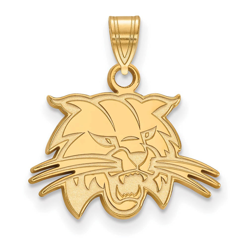 10k Yellow Gold Ohio U. Small Mascot Pendant, Item P14294 by The Black Bow Jewelry Co.