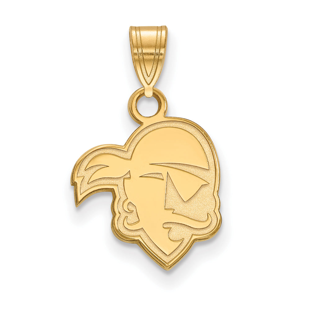 14k Yellow Gold Seton Hall U. Small Mascot Pendant, Item P14512 by The Black Bow Jewelry Co.