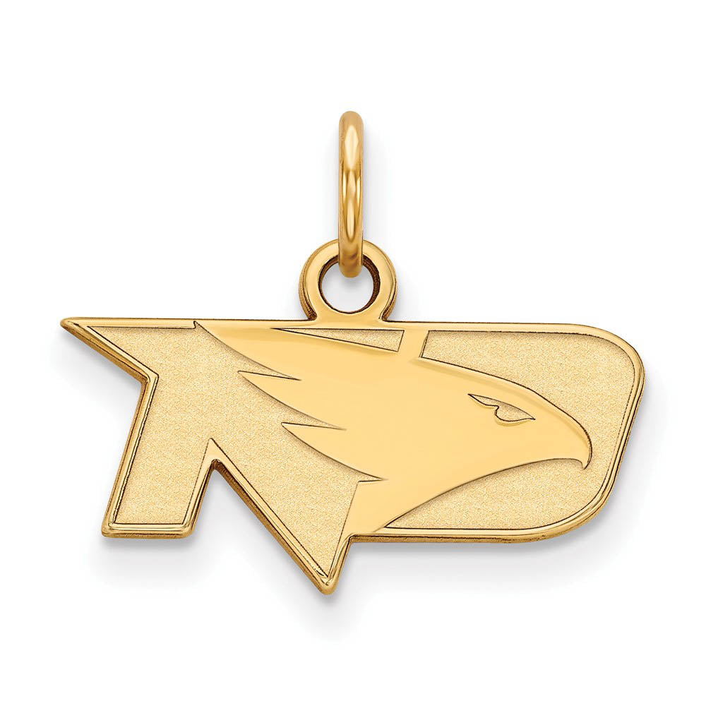 14k Yellow Gold North Dakota XS (Tiny) Charm or Pendant, Item P14524 by The Black Bow Jewelry Co.