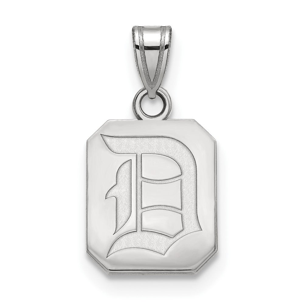 Sterling Silver Duquesne U Small Pendant, Item P15111 by The Black Bow Jewelry Co.