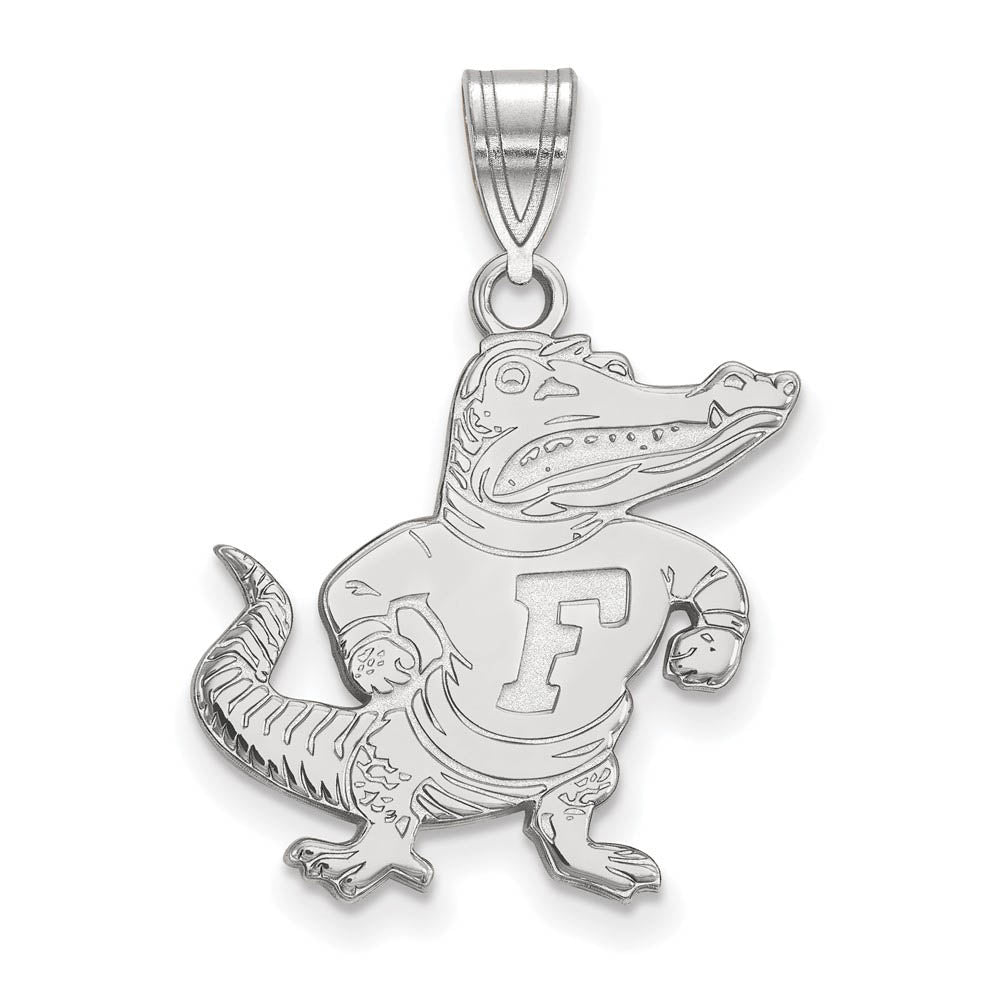 10k White Gold U of Florida Large Pendant, Item P16047 by The Black Bow Jewelry Co.