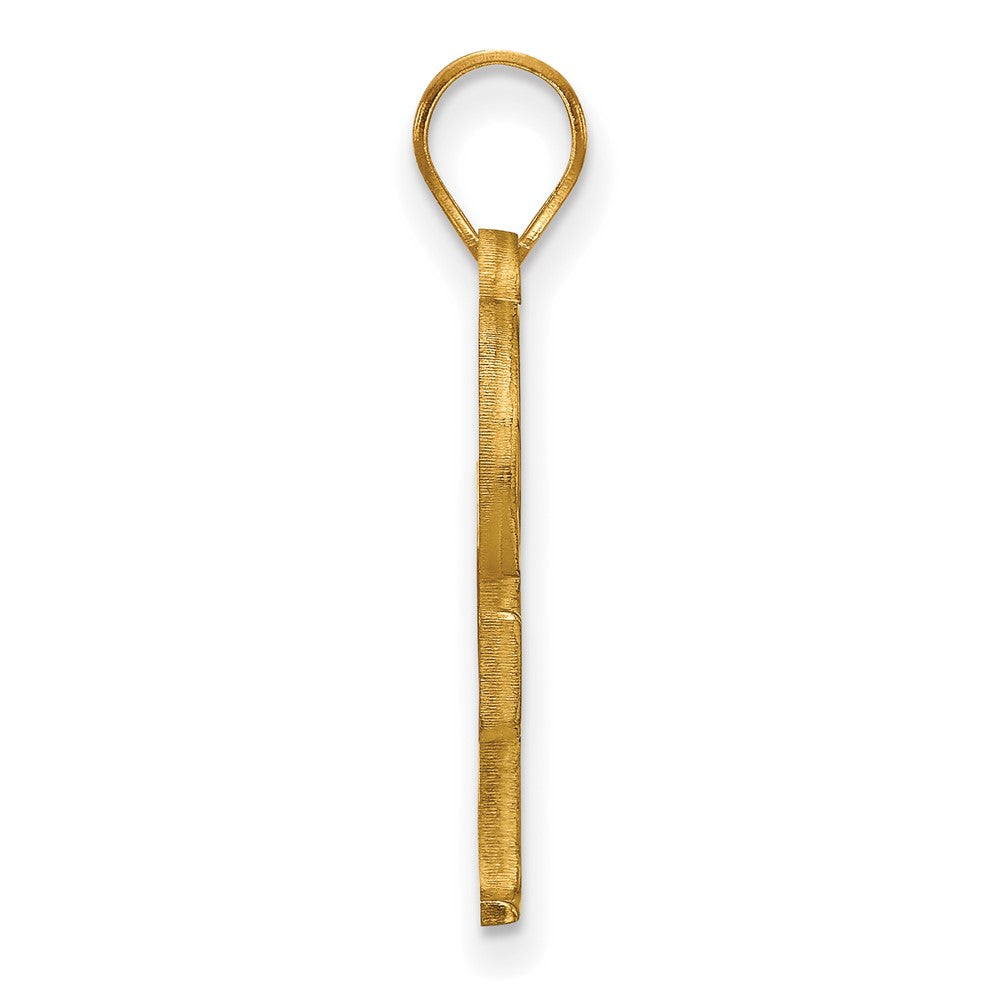 Alternate view of the 10k Yellow Gold Sam Houston State Large Pendant by The Black Bow Jewelry Co.