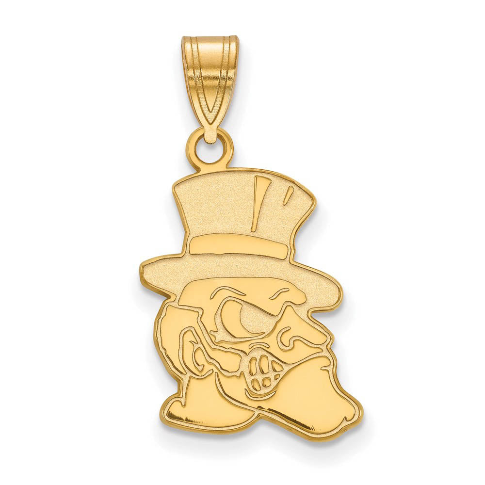 14k Yellow Gold Wake Forest U. Large Mascot Pendant, Item P17309 by The Black Bow Jewelry Co.