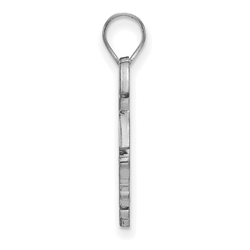 Alternate view of the Sterling Silver Arkansas State Large Mascot Pendant by The Black Bow Jewelry Co.