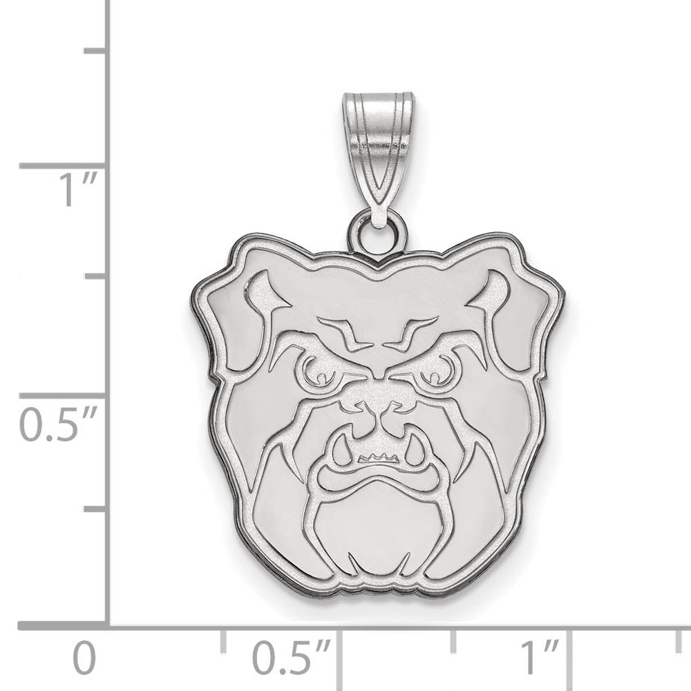 Alternate view of the Sterling Silver Butler U Large Mascot Pendant by The Black Bow Jewelry Co.