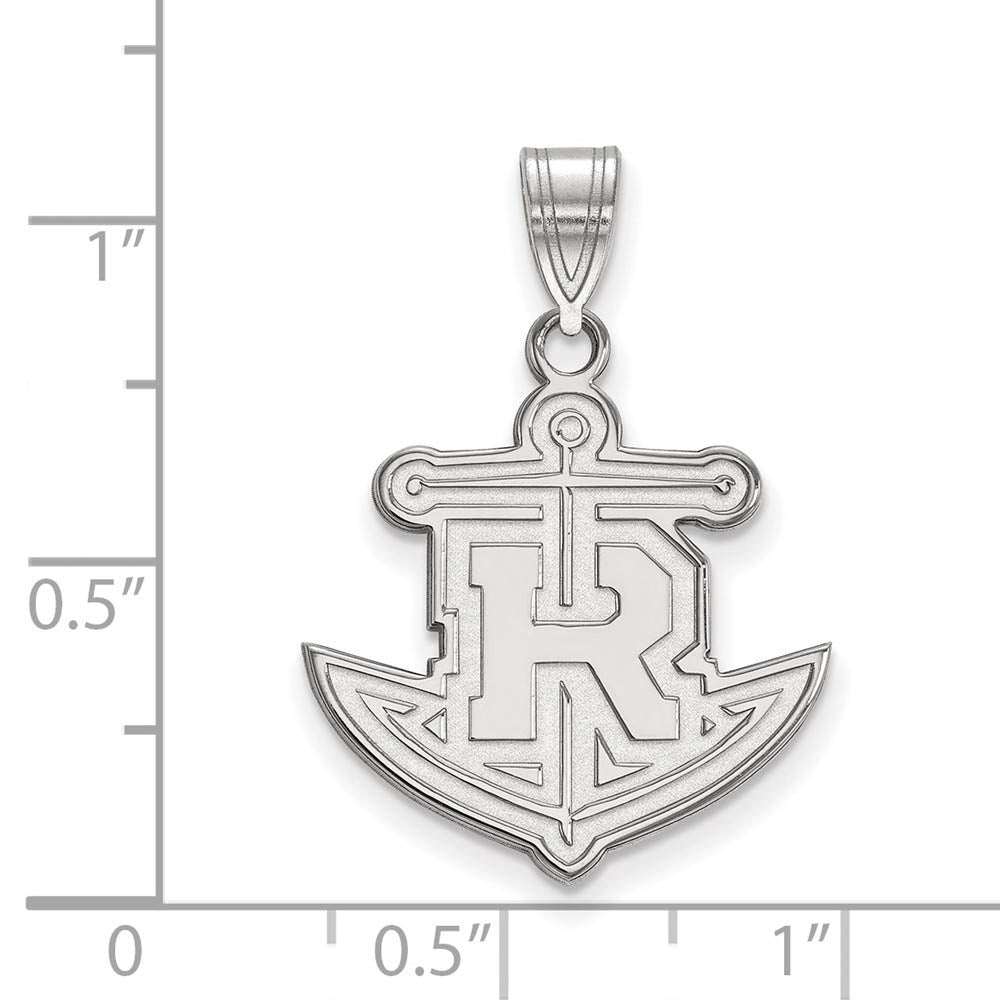 Alternate view of the Sterling Silver Rollins College Large Pendant by The Black Bow Jewelry Co.