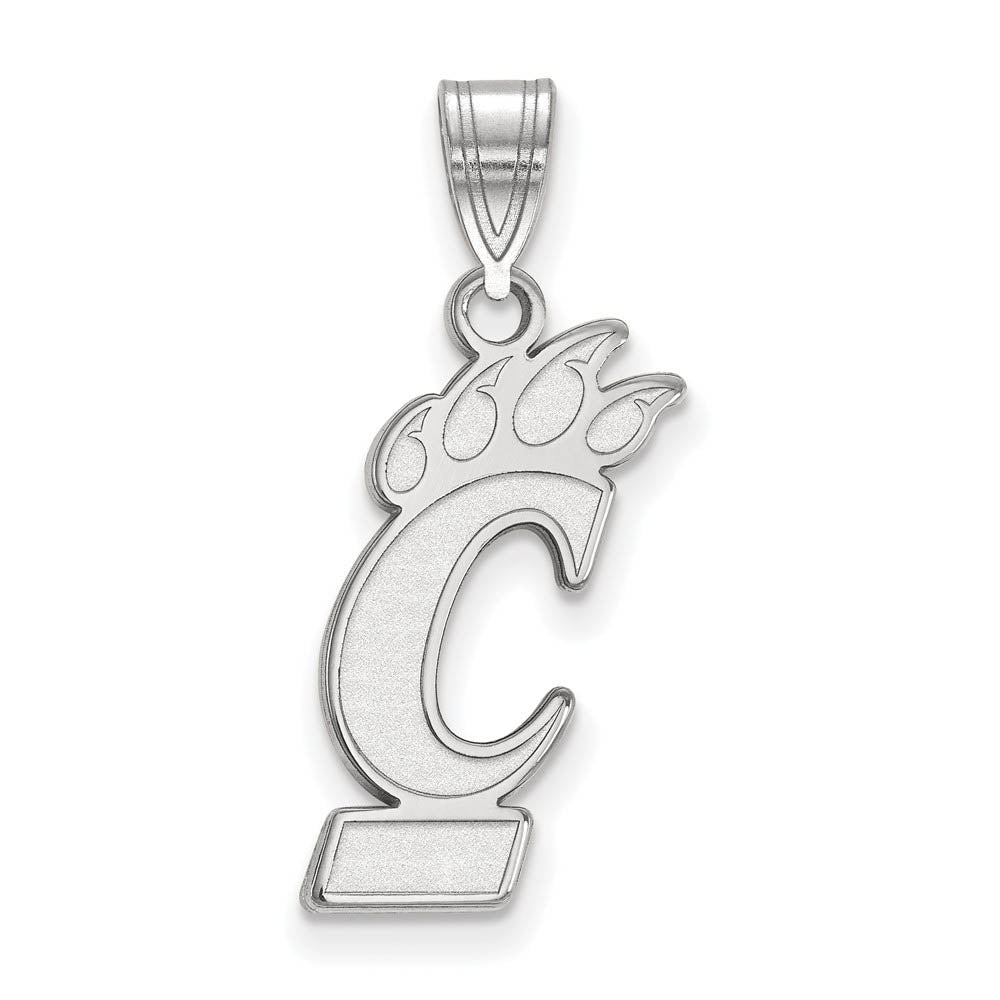 Sterling Silver U. of Cincinnati Large Logo Pendant, Item P17958 by The Black Bow Jewelry Co.