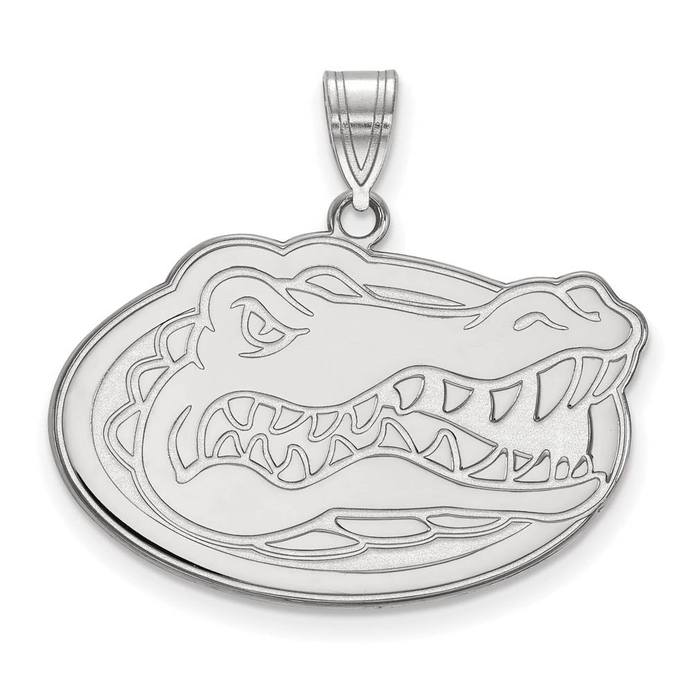 Sterling Silver U. of Florida Large Mascot Pendant, Item P17963 by The Black Bow Jewelry Co.
