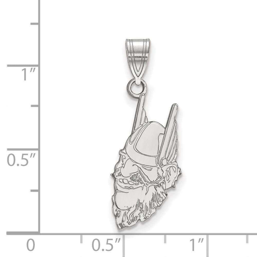 Alternate view of the Sterling Silver U. of Idaho Large Pendant by The Black Bow Jewelry Co.