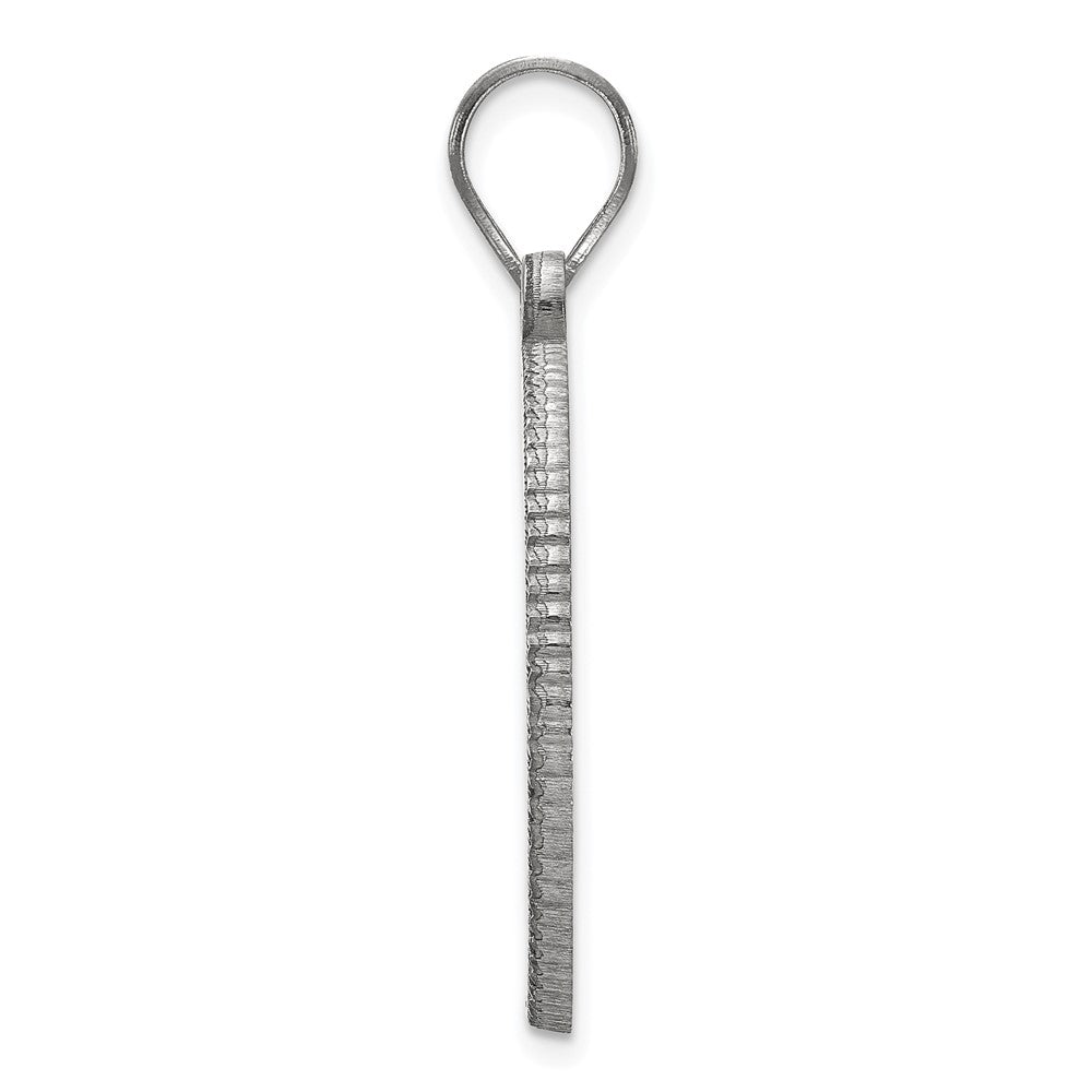 Alternate view of the Sterling Silver Baylor U Large Crest Disc Pendant by The Black Bow Jewelry Co.