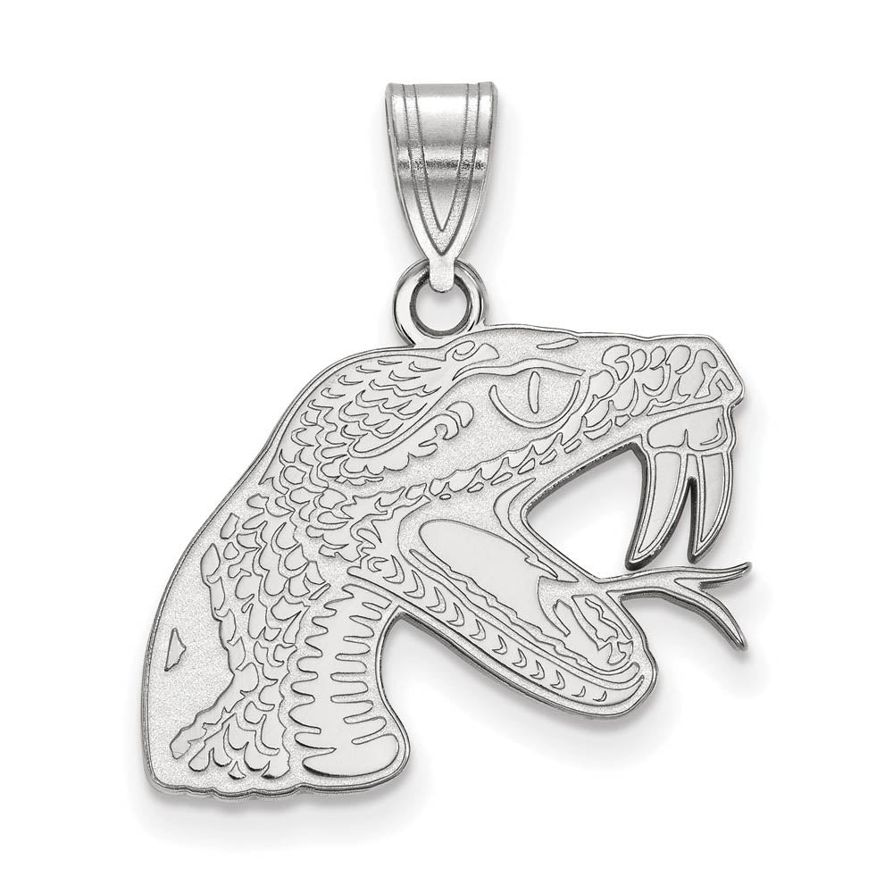 10k White Gold Florida A&M U Medium Pendant, Item P18605 by The Black Bow Jewelry Co.