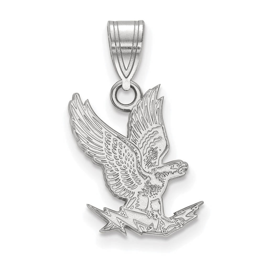 14k White Gold Air force Academy Medium Mascot Pendant, Item P18960 by The Black Bow Jewelry Co.