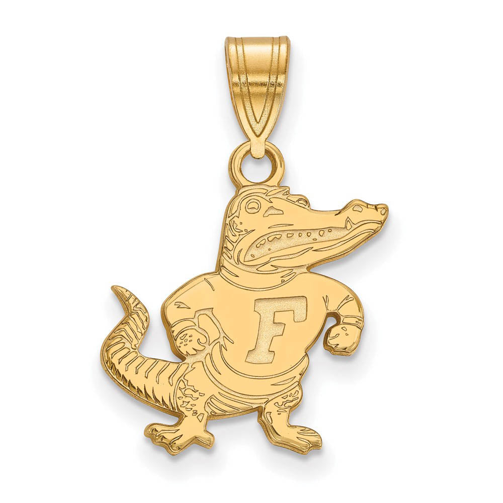 14k Yellow Gold U of Florida Medium Pendant, Item P19188 by The Black Bow Jewelry Co.