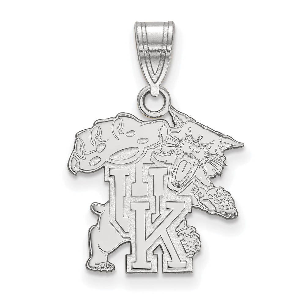 Sterling Silver U. of Kentucky Medium Pendant, Item P19556 by The Black Bow Jewelry Co.