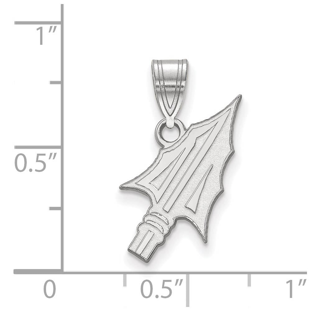 Alternate view of the Sterling Silver Florida State Medium Arrowhead Pendant by The Black Bow Jewelry Co.