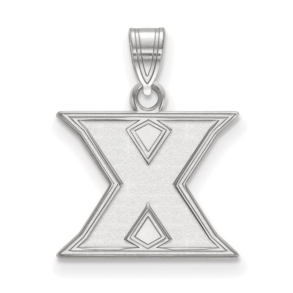 10k White Gold Xavier U. Small Initial X Pendant, Item P19838 by The Black Bow Jewelry Co.