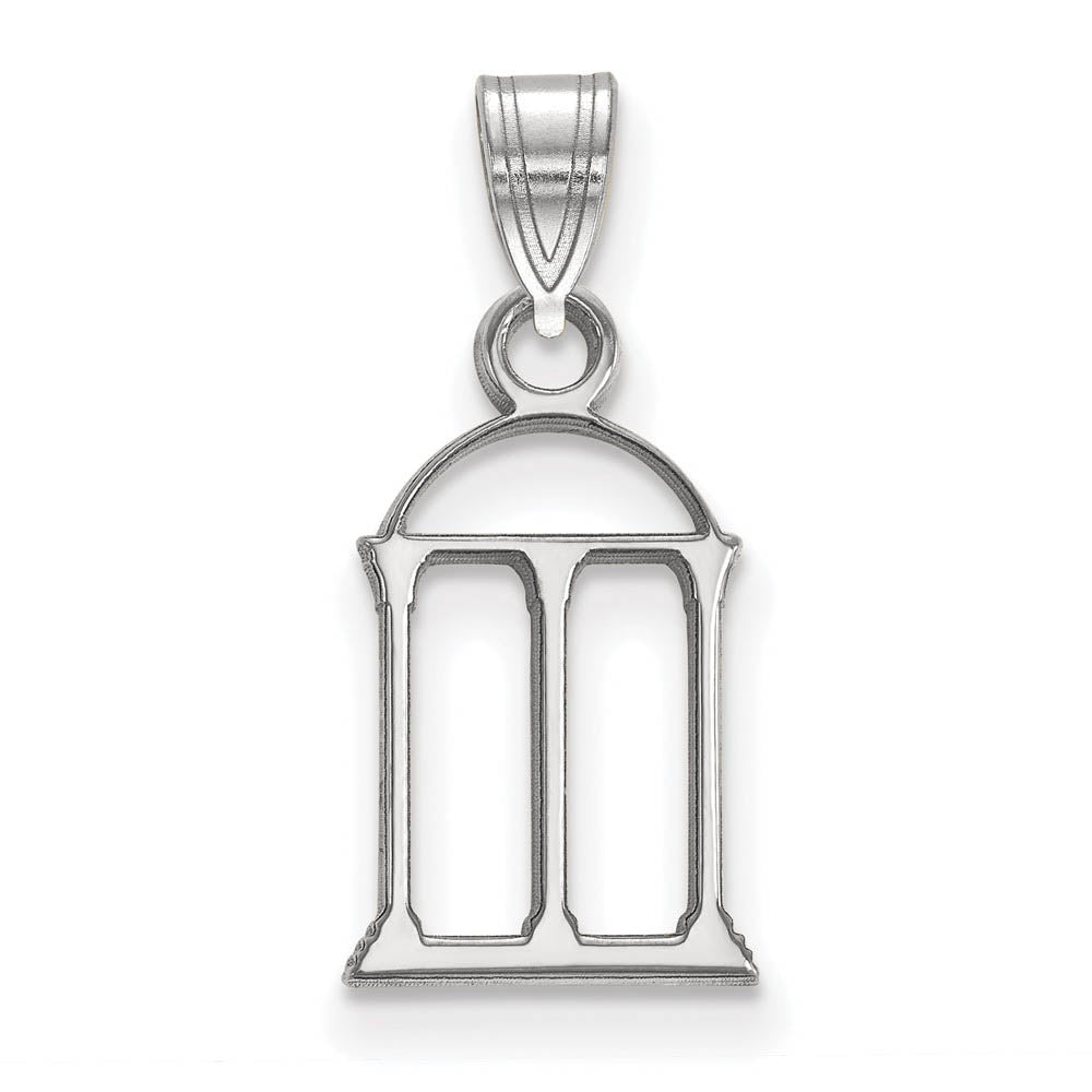 10k White Gold U. of Georgia Small Logo Pendant, Item P20028 by The Black Bow Jewelry Co.