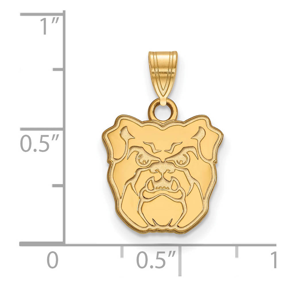 Alternate view of the 10k Yellow Gold Butler U Small Mascot Pendant by The Black Bow Jewelry Co.