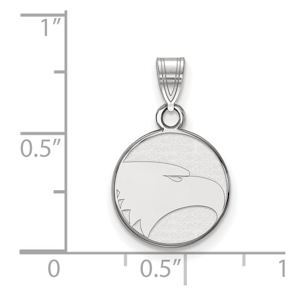 Alternate view of the 14k White Gold Georgia Southern U Small Pendant by The Black Bow Jewelry Co.